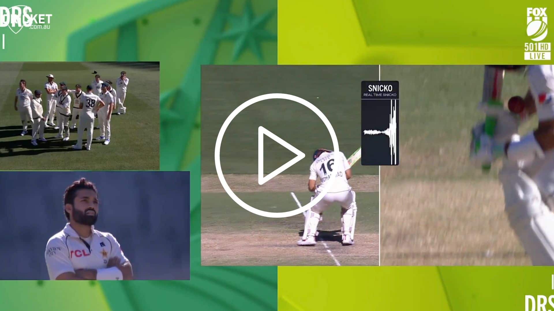 [Watch] Rizwan's Furious Reaction to Controversial Dismissal During AUS vs PAK 2nd Test